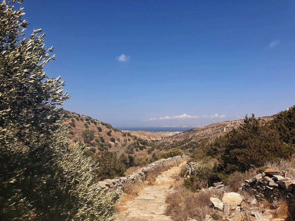 Hiking the Byzantine Road in Paros