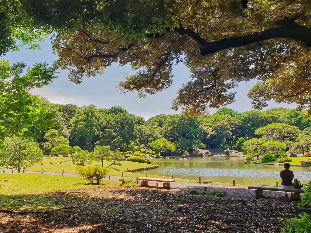 The Rikugien Gardens in Tokyo